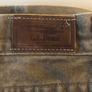 Men’s LL Bean flannel lined jeans